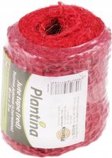 Zdjęcie Taśma Jutowa 6cm Ozdoba Doniczek Czerwona Ogród 3m - Suchań