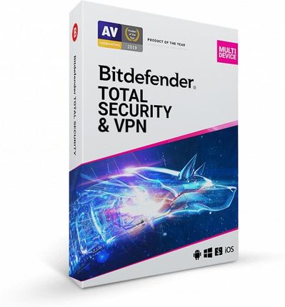 Bitdefender Total Security + VPN 10 stan/12m