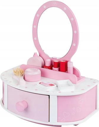 Playtive Drewniana Toaletka Dla Dzieci Różowa