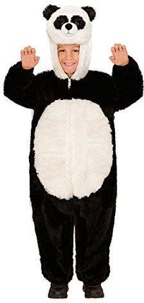 Widmann 98095 Kostium Dziecięcy Panda Z Pluszu Kombinezon Kapturem I Maską