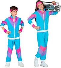 Ranking Widmann 97236 Kostium Dziecięcy Z Lat 80 Dres Treningowy Kurtka I Spodnie Wysoki Komfort Noszenia Do Biegania Styl Retro Impreza Guzi Maski antysmogowe Ceneo