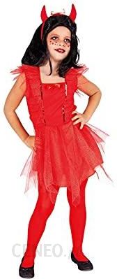 Rubie's Kostium Cute Diabeł Dla Dziewczynek Czerwona Sukienka Rajstopy I  Akcesoria Rogi Oficer Halloween Karnawał Boże Narodzenie Urodzin - Ceny i  opinie 