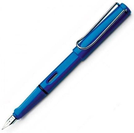 Lamy Safari 014 Pióro Wieczne W Kolorze Niebieskim Z Ergonomicznym Uchwytem I Ponadczasowym Wzornictwem Grubość Stalówki B