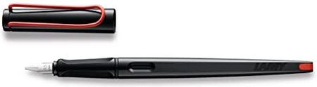 Lamy Joy Pióro Wieczne 015 W Kolorze Czarno Czerwonym Ze Stalówką Do Kaligrafii I Wgłębieniami Trzymania Końcówka 1 9mm