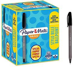 Zdjęcie Paper Mate Inkjoy 100St Długopisy Kulkowe | Średni Punkt (1 0 Mm) Czarny 100szt. - Bochnia