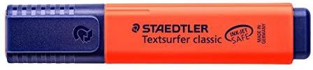 Staedtler 364 2 Textsurfer Classic Zakreślacze Tekstowe Klinowa Końcówka Około 1 5mm 10szt. W Kartonowym Etui Czerwone