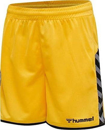 Hummel Szorty chłopięce HmlAuthentic Kids Poly Shorts żółty Sports Yellow/Black 140