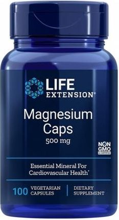 Life Extension Magnesium Caps 500 Mg 100 Veg Caps.