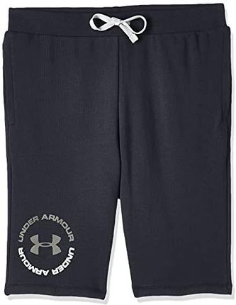 Under Armour Szorty chłopięce Rival Terry Shorts czarny Black (001)/Silt Brown S