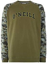 O'NEILL Runyon Crew Sr Bluza z długim rękawem, Mężczyzna, Zielony (Winter Moss), S