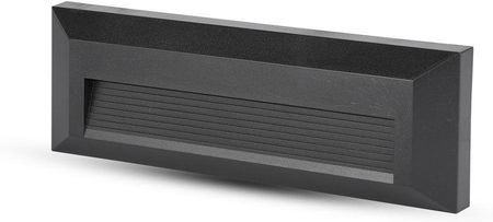 V-Tac 3W Led Czarna Prostokąt 230V Ip65 Vt-1162 3000K 110Lm (SKU211329) - zdjęcie 2