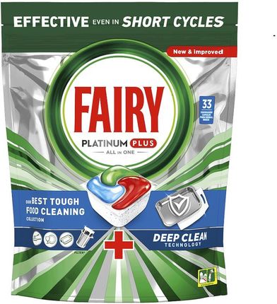 Fairy Platinum Plus Blue kapsułki do zmywarki 60 szt.