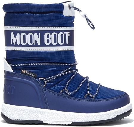 Moon Boot Śniegowce Chłopięce Sport Navy/White