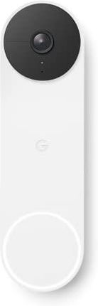 Google Nest Dzwonek Do Drzwi Zasilany Akumulatorem Z Funkcją Wideo Biały Gwx3T
