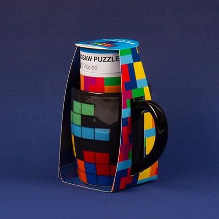 Zestaw prezentowy Tetris: kubek plus puzzle 
