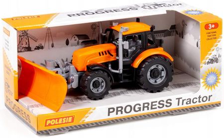 Polesie Traktor Progress Z Pługiem Śnieżnym