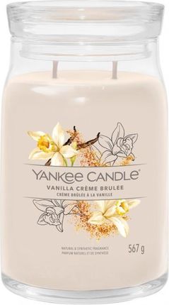 Yankee Candle Signature Vanilla Creme Brulee Świeca Duża 567g