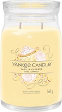 Zdjęcie Yankee Candle Signature Vanilla Cupcake Świeca Duża 567g - Góra
