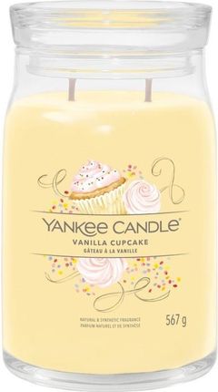 Yankee Candle Signature Vanilla Cupcake Świeca Duża 567g