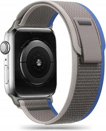 Tp Tech-Protect Nylon Apple Watch 4 5 6 7 8 Szaro Niebieski