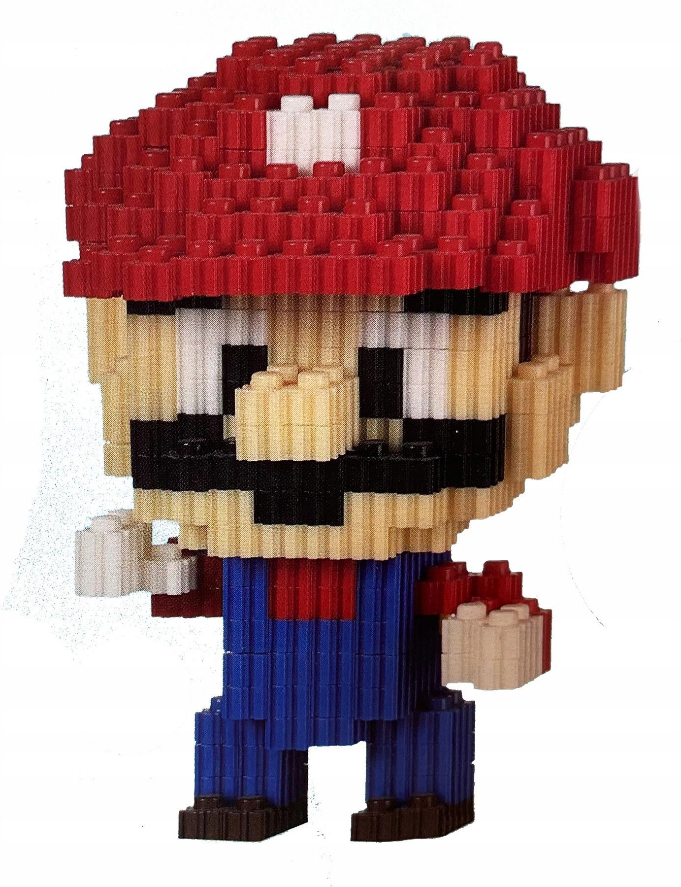 Toys Klocki Magic Block Figurka 3D Mario Bros 550El - ceny i opinie ...