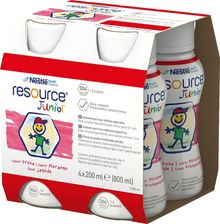 Zdjęcie Nestle Resource Junior w płynie Truskawkowy 4x200ml - Małomice