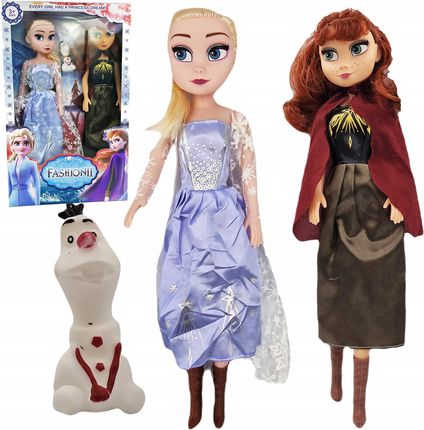 Toys Kraina Lodu Lalka Anna Elsa Olaf Frozen Zestaw 3W1