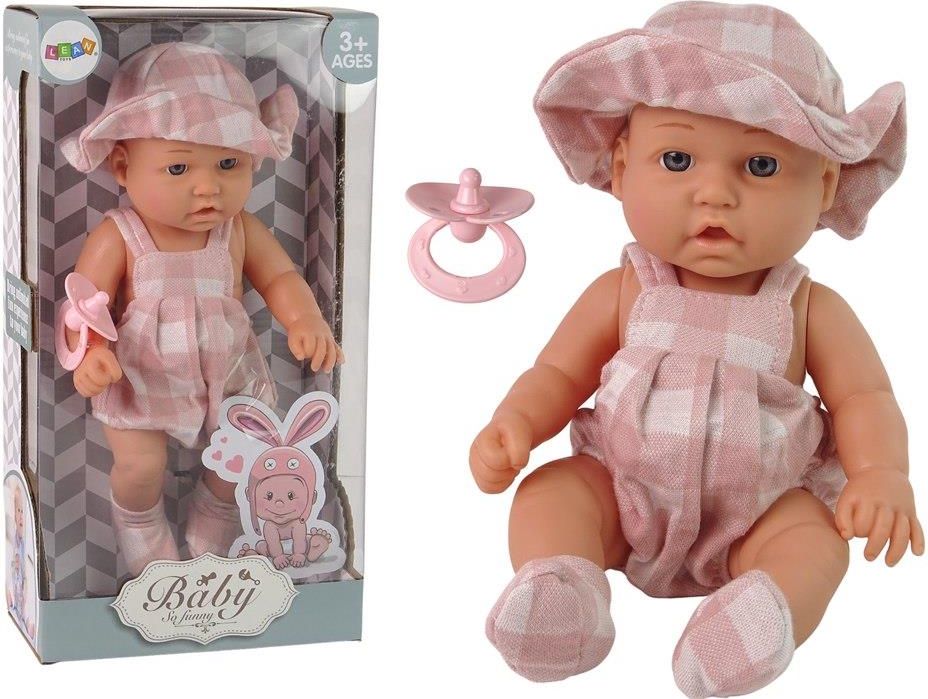 Lalka Leantoys Lalka Słodki Bobas Ze Smoczkiem Różowa 30 Cm - Ceny i ...