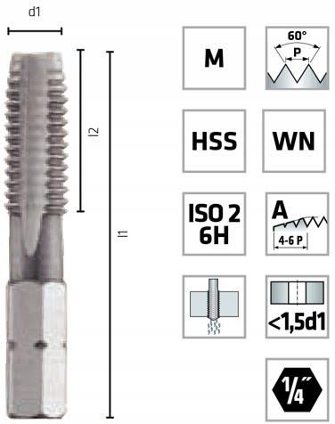 Alpen Gwintownik M8 Z Chwytem Typu Bit 1/4 702008001 - Opinie I Ceny Na ...