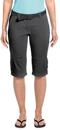 Maier Sports Damskie spodnie Capri, czarne (Black), 48