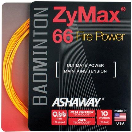 Ashaway Zymax 66 Fire Orange Box