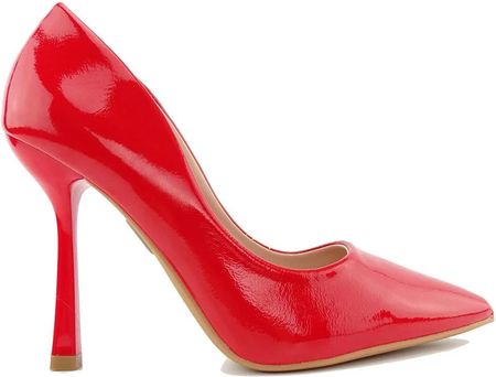 Czerwone buty szpilki lakierki klasyczne 36
