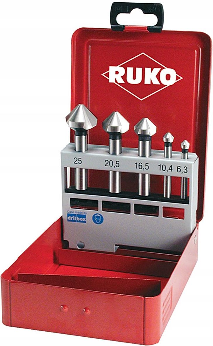 Frez do kupienia w Ruko Pogłębiacze Stożkowe 90St 6,3-25Mm Hss 102154 ...