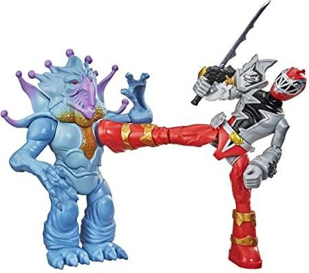 Hasbro Power Rangers Dino Fury Battle Attackers 2-pak Red Ranger vs. Doomsnake F3064