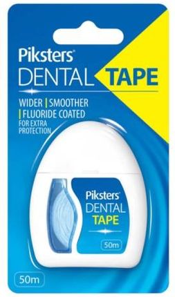 PIKSTERS Dental Tape 50m - taśma dentystyczna PTFE delikatna i mocna