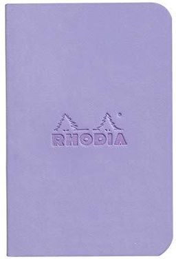 Rhodia 117209C Notatnik W Miękkiej Okładce Zeszyt 32 Kartki Zestaw 2 Iris Blue/Purple