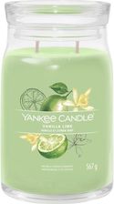 Zdjęcie Yankee Candle Signature Vanilla Lime Świeca Duża 567g - Łowicz