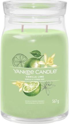 Yankee Candle Signature Vanilla Lime Świeca Duża 567g