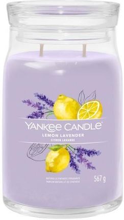 Yankee Candle Signature Lemon Lavender Świeca Duża 567g