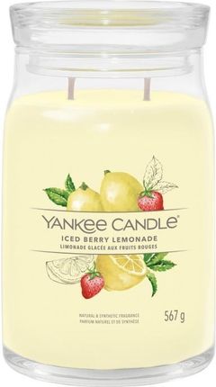 Yankee Candle Signature Iced Berry Lemonade Świeca Duża 567g