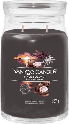 Yankee Candle Signature Black Coconut Świeca Duża 567g