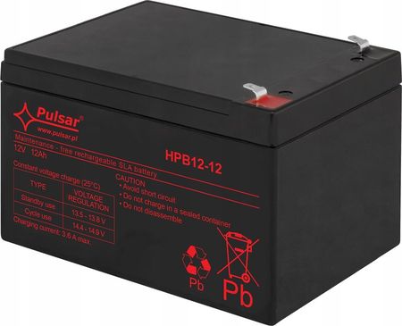 Pulsar Akumulator 12Ah/12V Agm HPB12-12 (HPB1212)