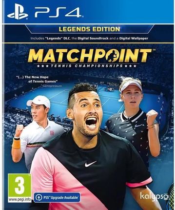 Matchpoint Tennis Championships Legends Editions (Gra PS4)