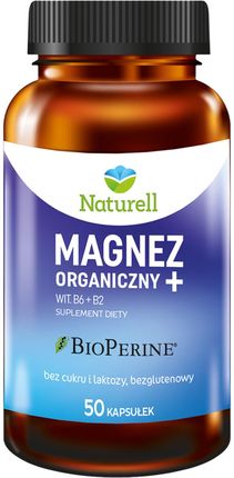 Naturell Magnez Organiczny+ 50kaps.