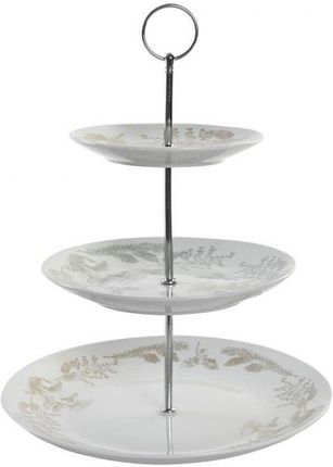 Dkd Home Decor Miska Na Owoce Porcelana Metal 27X27X34Cm (3041036)