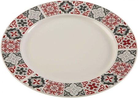 Versa Talerz Płaski Kasztanowy Porcelana (3410022)