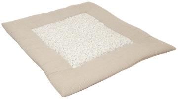 Ullenboom Toddler Blanket & Playpen Pad Waffle Motif Floral Sand 100Xc R. 100X100Cm