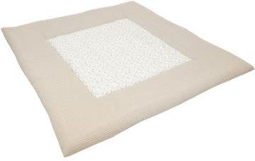 Ullenboom Toddler Blanket & Playpen Pad Waffle Motif Floral Sand 140Xc R. 140X140Cm