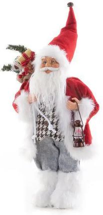 Eurofirany Figurka Święty Mikołaj 45Cm Czerwony + Biały 86392