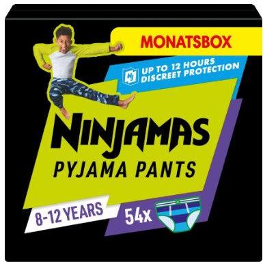 Ninjamas Pyjama Pants Pudełko Miesięczne Dla Chłopców 8-12 Lat 54szt.